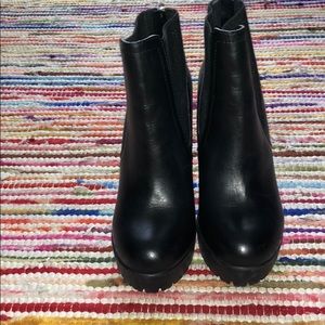 black boots